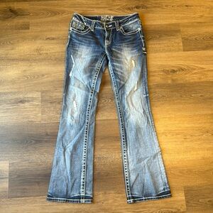 Miss me easy bootcut denim jeans size 28 ladies the M series